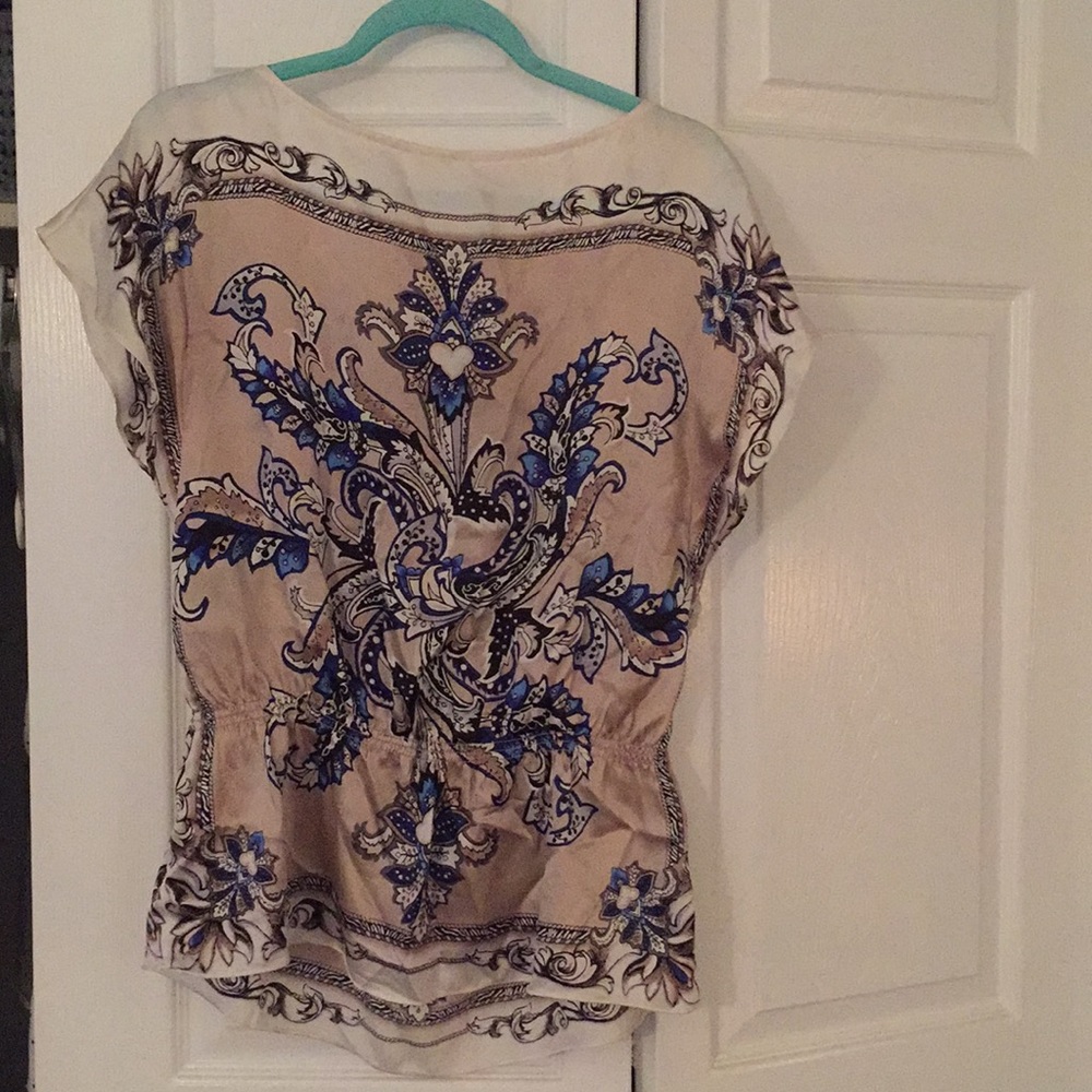 White House Black Market SILK Top